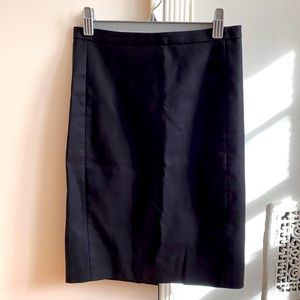 J.Crew | Black pencil suiting skirt